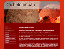 Tablet Screenshot of jb-kachelofenbau.com